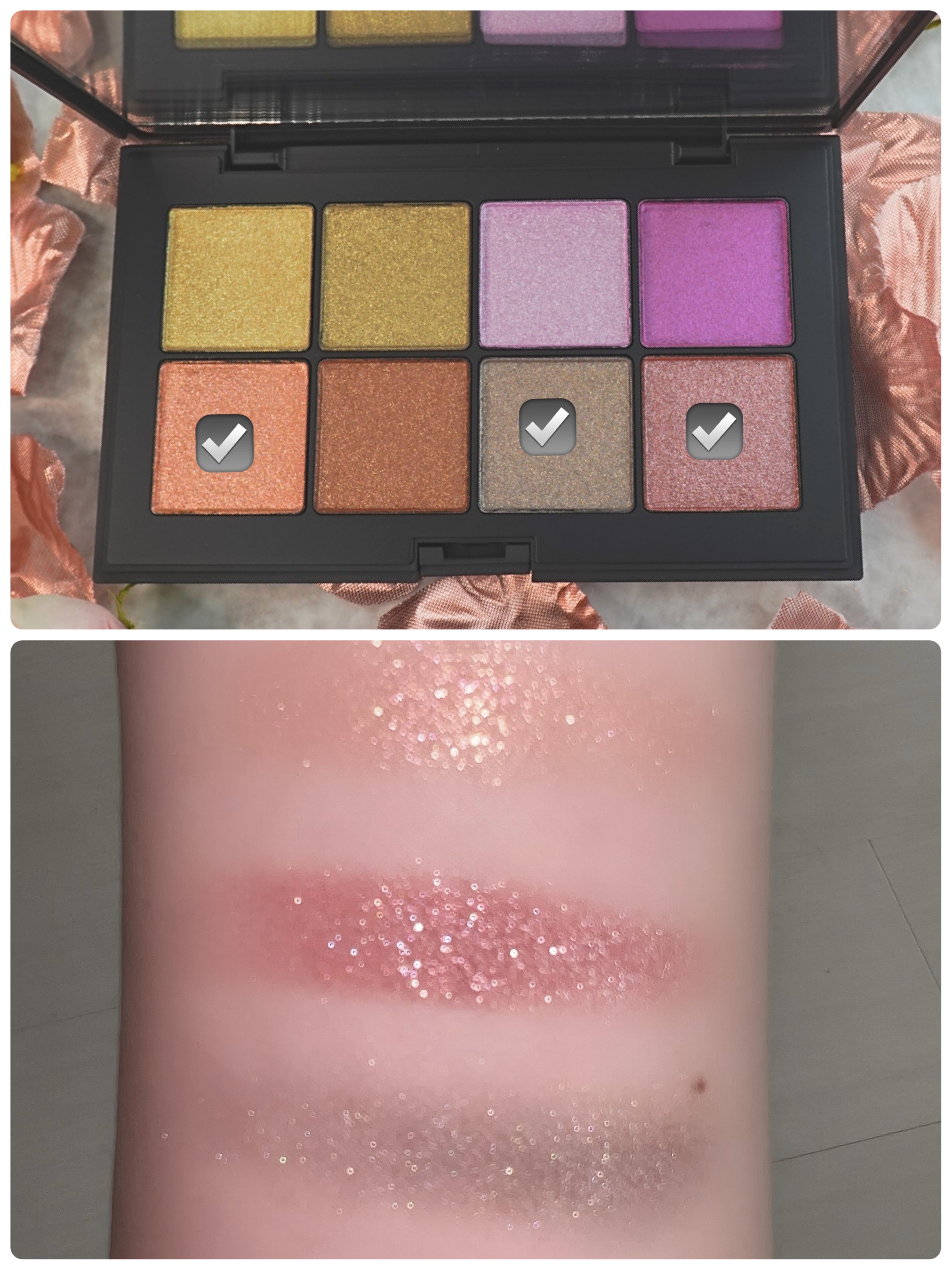 ダンシング ディメンションズ アイシャドウパレット/RMK/アイシャドウパレットを使ったクチコミ（2枚目）