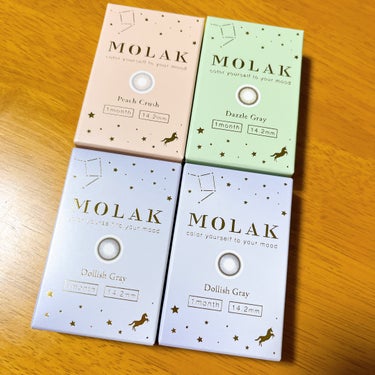 MOLAK 1month ピーチクラッシュ/MOLAK/１ヶ月（１MONTH）カラコンを使ったクチコミ（1枚目）