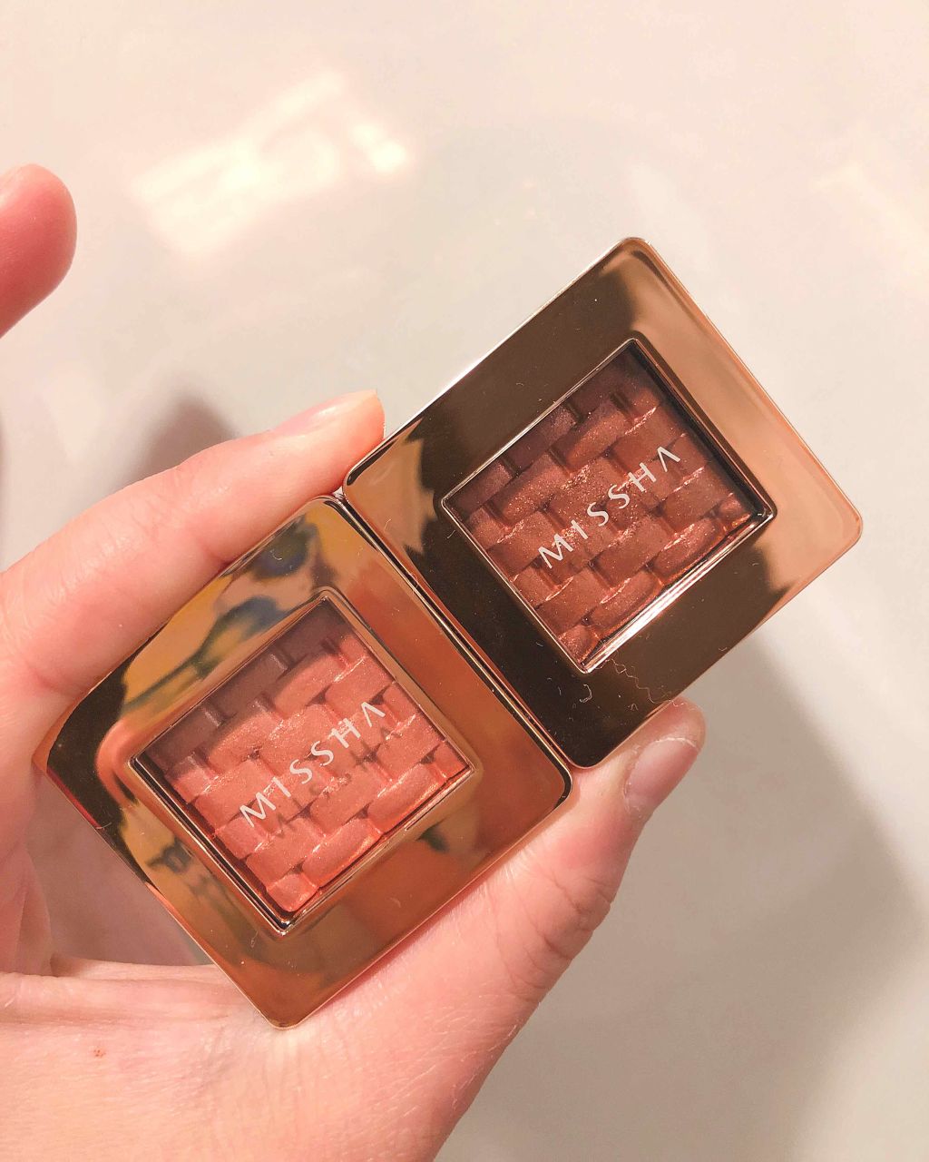 モダンアイシャドウ イタルプリズム/MISSHA/単色アイシャドウを使ったクチコミ（3枚目）