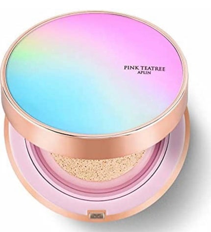 ピンクティーツリーカバークッション/APLIN/クッションファンデーションを使ったクチコミ(2枚目)