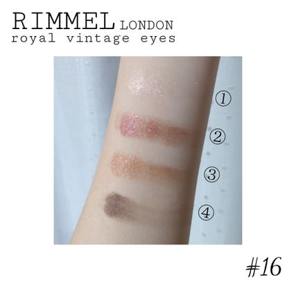 ロイヤルヴィンテージ アイズ/リンメル ロンドン/アイシャドウパレットを使ったクチコミ(2枚目)