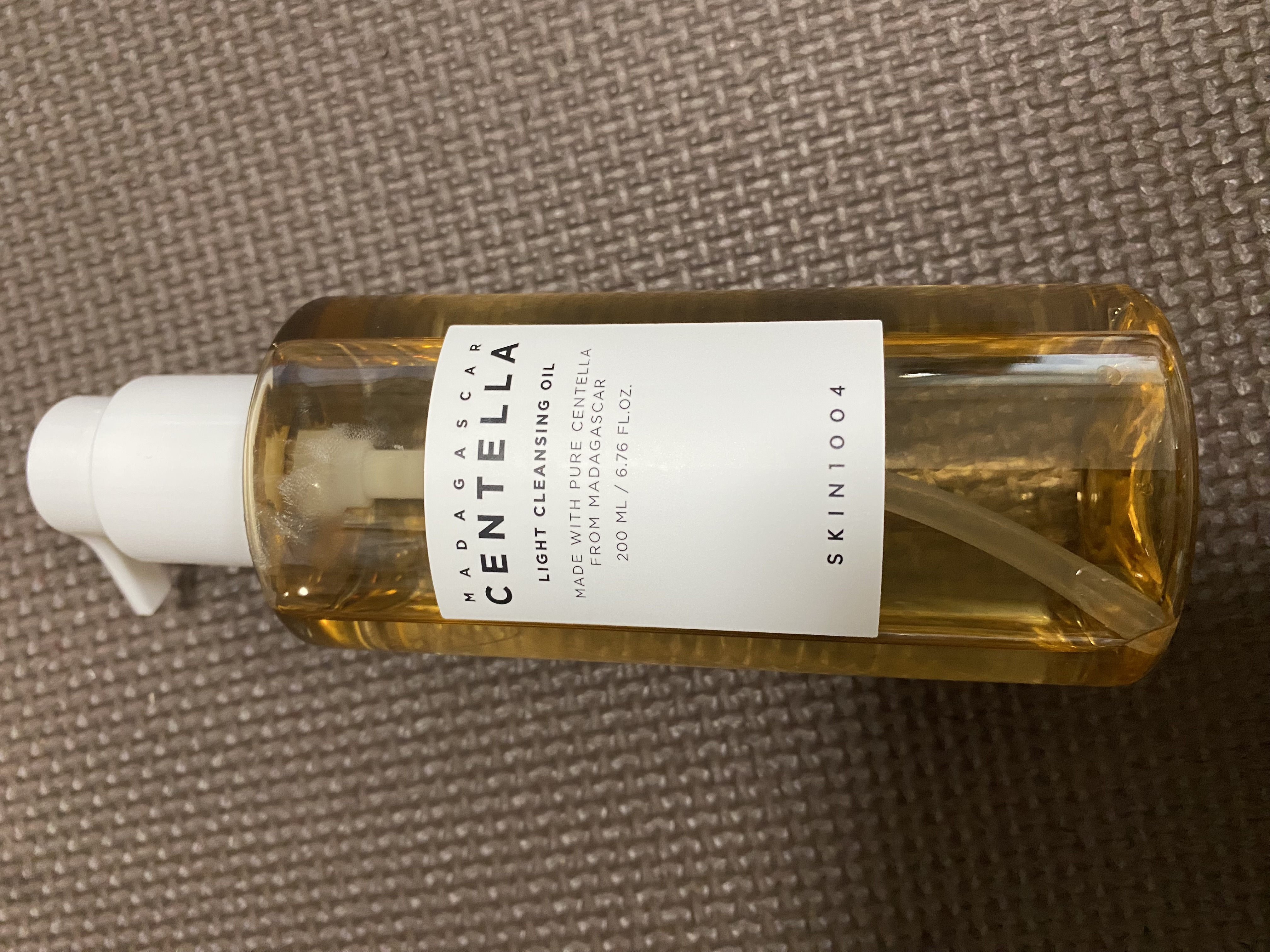 センテラ ライトクレンジングオイル/SKIN1004/オイルクレンジングを使ったクチコミ（1枚目）