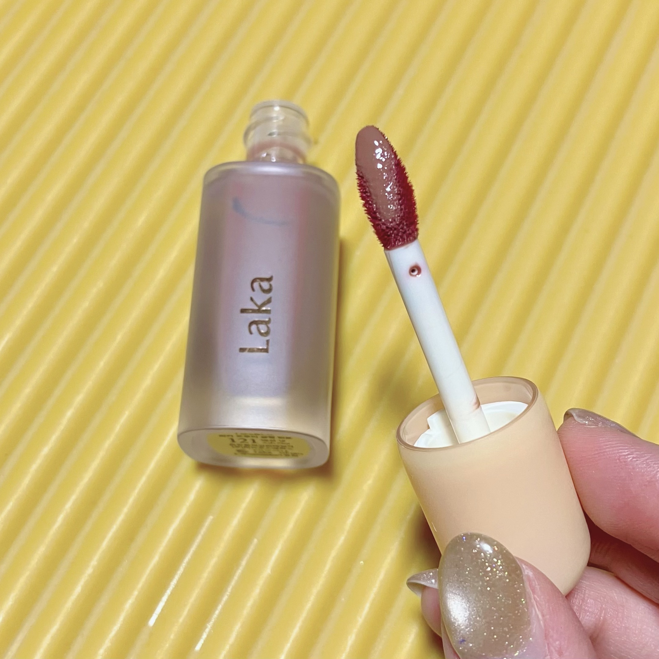 フルーティーグラムティント/Laka/リップティントを使ったクチコミ（2枚目）