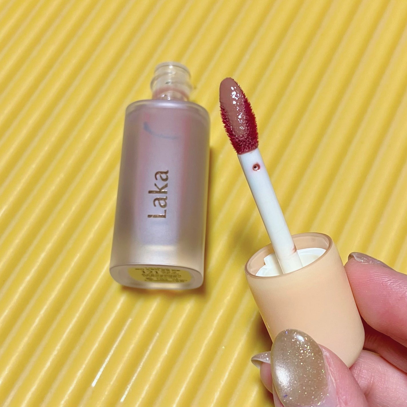 フルーティーグラムティント/Laka/リップティントを使ったクチコミ(2枚目)
