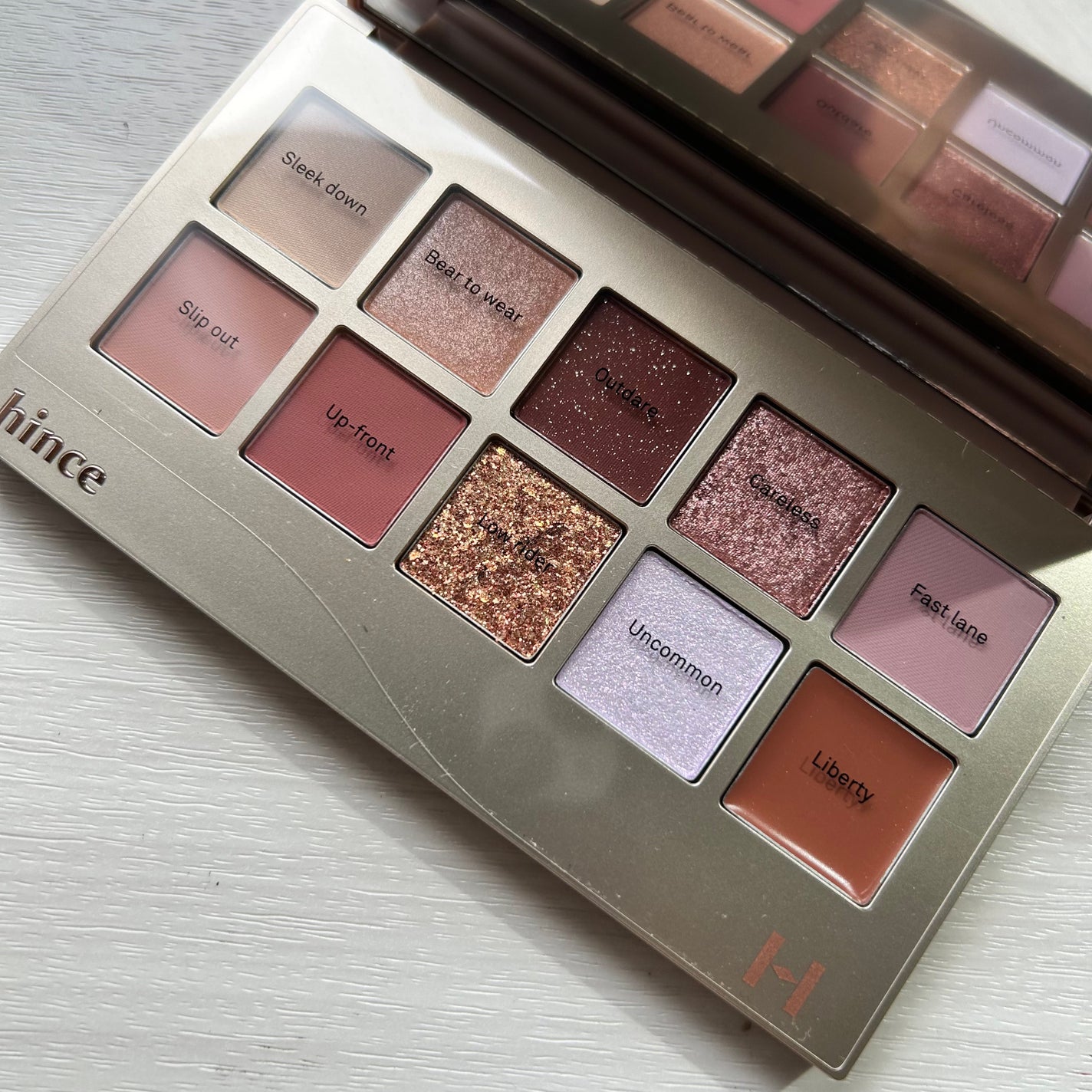 ニューデップスアイシャドウパレット/hince/アイシャドウパレットを使ったクチコミ(2枚目)