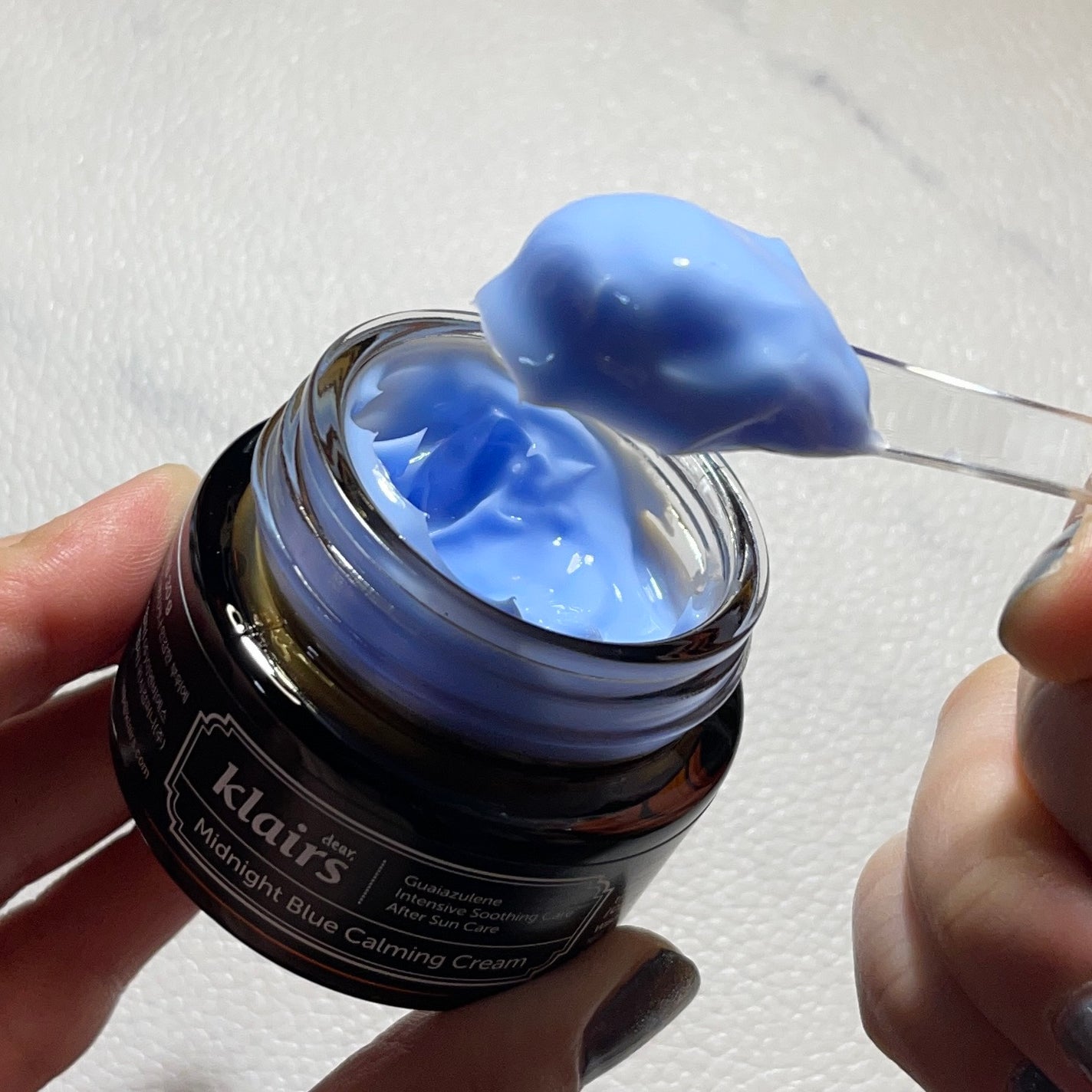 ミッドナイトブルーカーミングクリーム/Klairs/フェイスクリームを使ったクチコミ(6枚目)