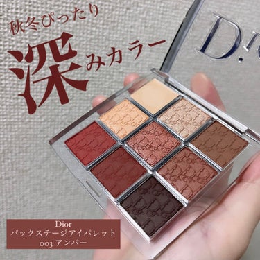 ディオール バックステージ アイ パレット 003 アンバー/Dior/アイシャドウパレットを使ったクチコミ（1枚目）