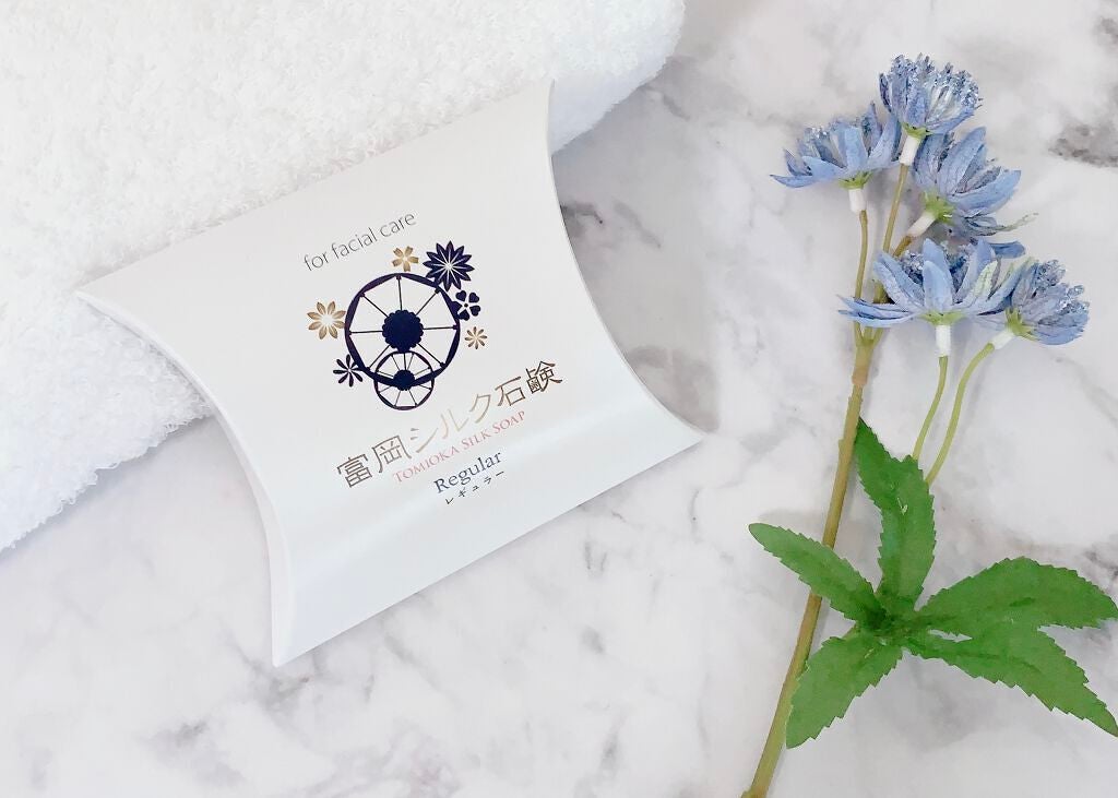 富岡シルク石鹸/富岡シルク/洗顔石鹸を使ったクチコミ(2枚目)