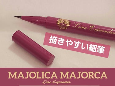 ラインエキスパンダー /MAJOLICA MAJORCA/リキッドアイライナーを使ったクチコミ（2枚目）