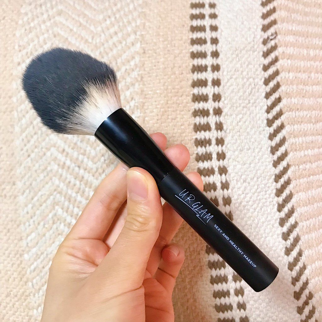 UR GLAM POWDER BRUSH/U R GLAM/メイクブラシを使ったクチコミ(1枚目)