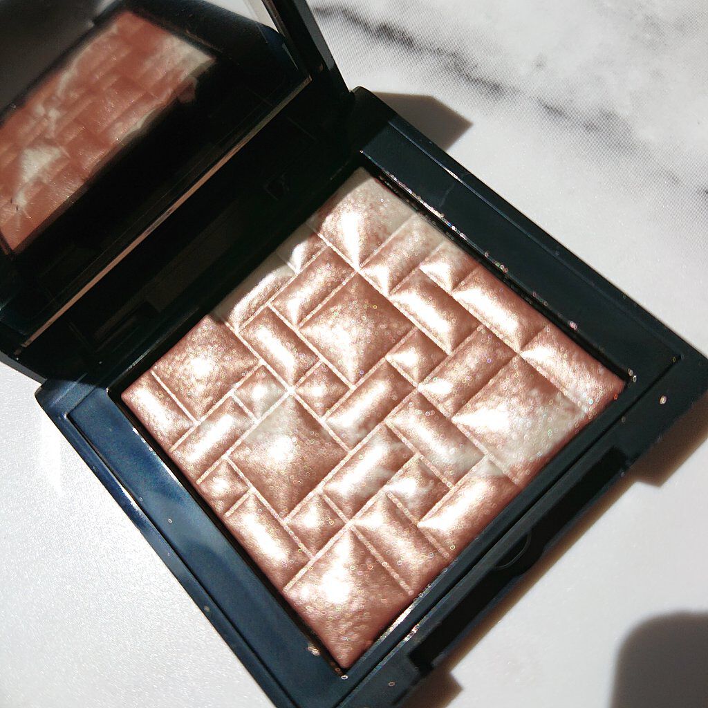 ハイライティング パウダー 01 ピンクグロウ(ミニ)/BOBBI BROWN/パウダーハイライトを使ったクチコミ（3枚目）