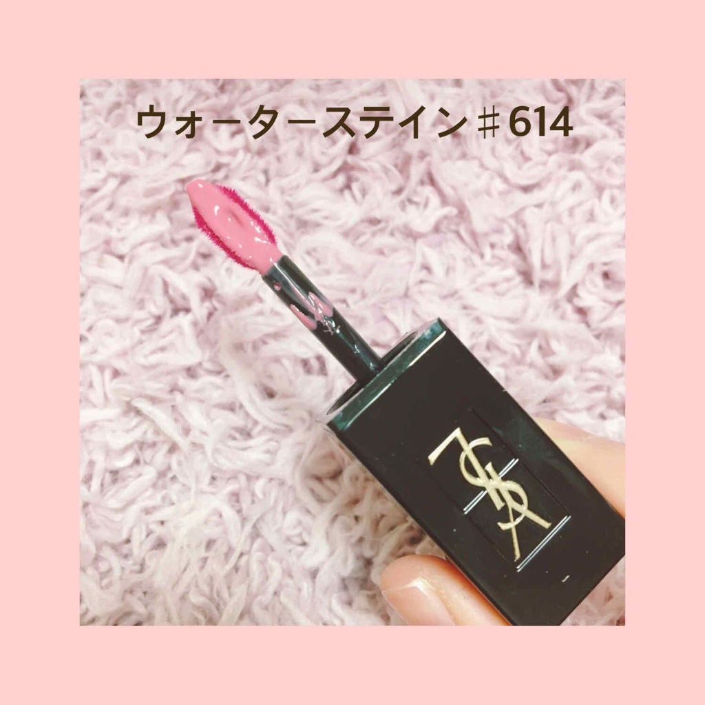 ルージュ ピュールクチュール ヴェルニ ウォーターステイン/YVES SAINT LAURENT BEAUTE/口紅を使ったクチコミ(2枚目)