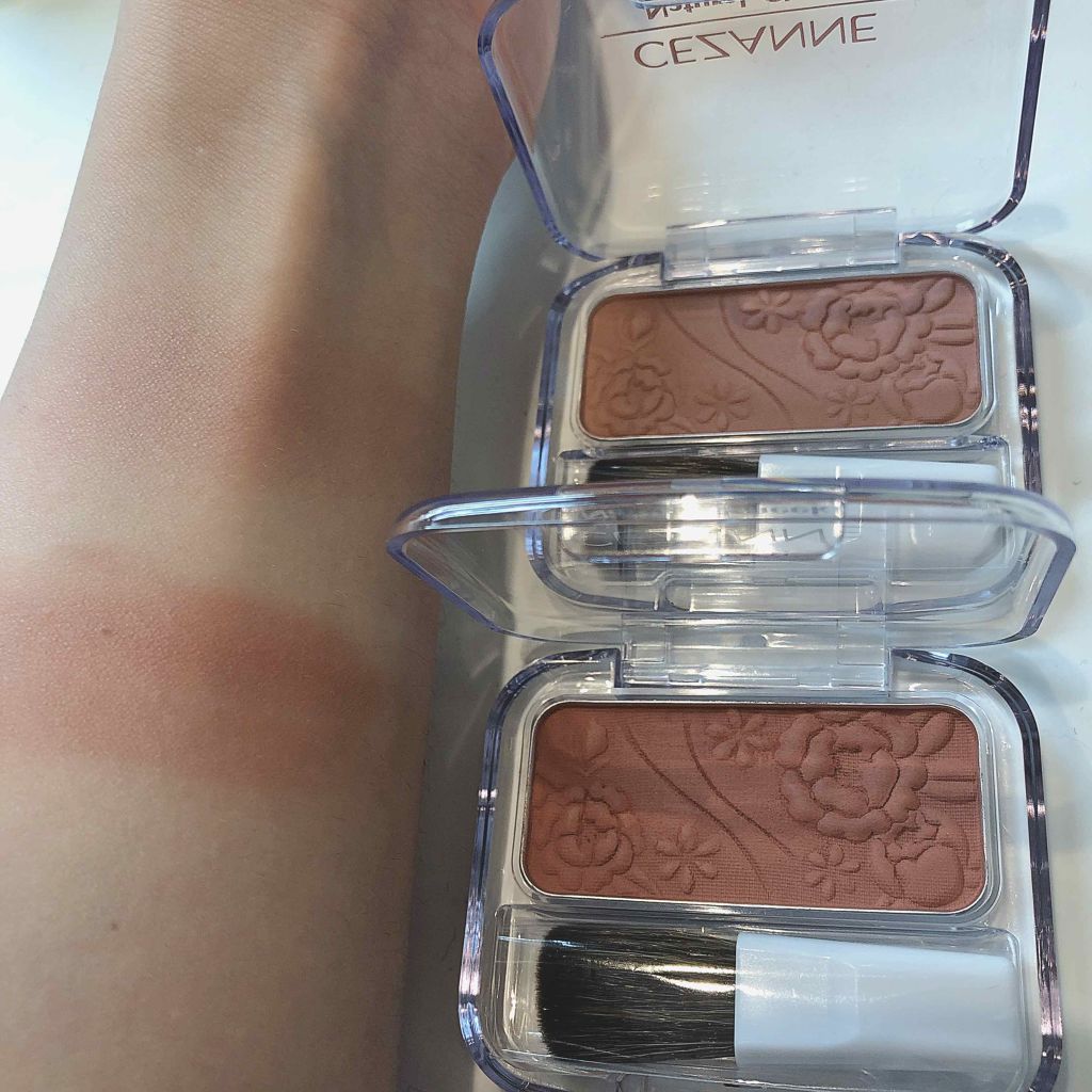 ナチュラル チークN/CEZANNE/パウダーチークを使ったクチコミ(2枚目)