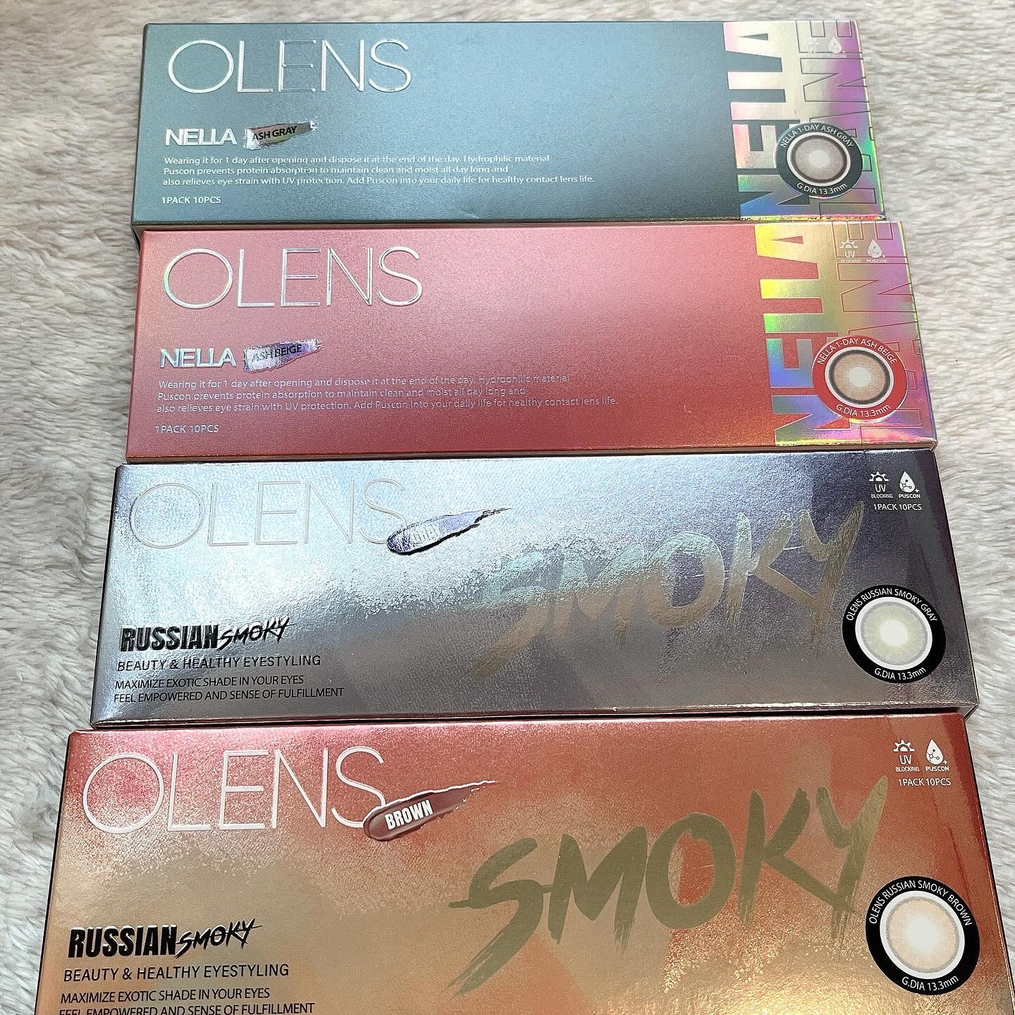 ロシアンスモーキー/OLENS/カラーコンタクトレンズを使ったクチコミ（3枚目）