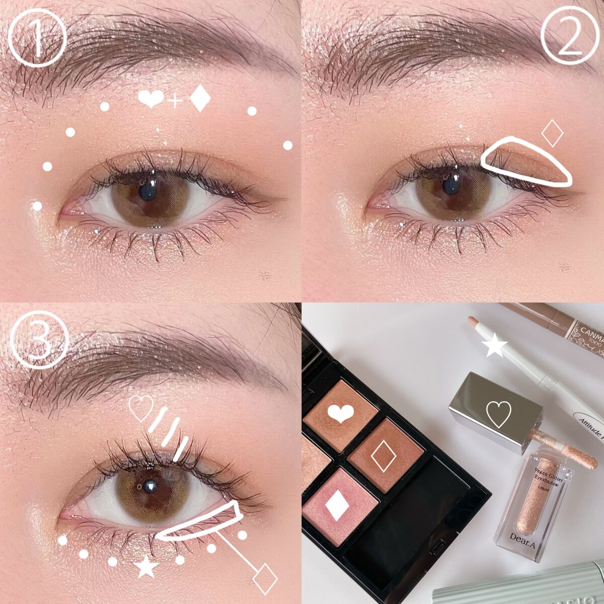  スリムチップキュートアイズメーカー/Dear.A/ペンシルアイライナーを使ったクチコミ（2枚目）