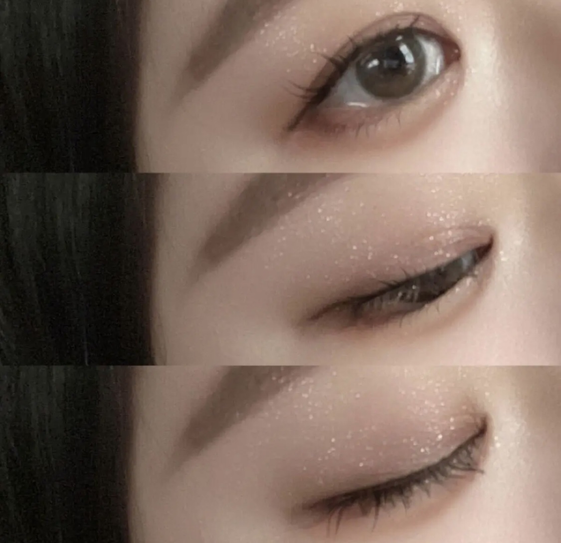 グリッター イルミネーションライナー R/CipiCipi/リキッドアイライナーを使ったクチコミ（3枚目）