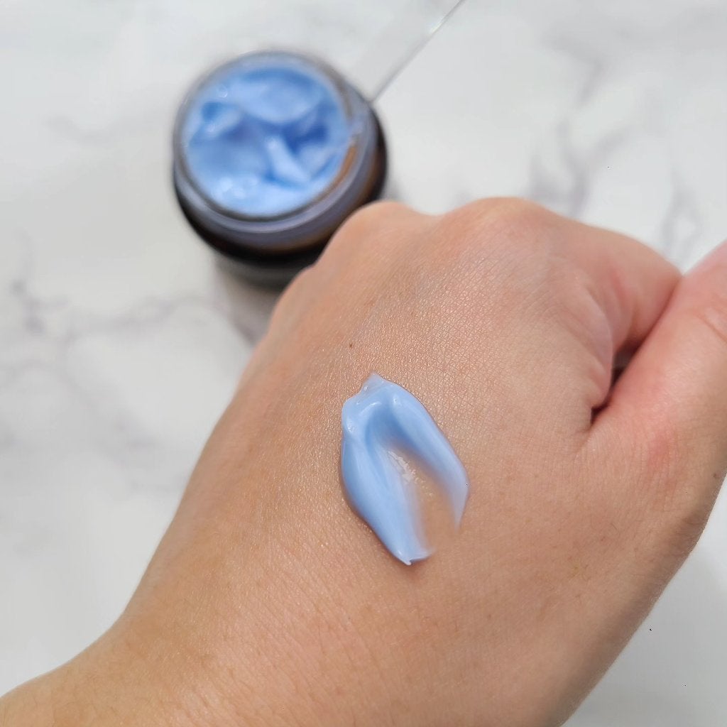 ミッドナイトブルーカーミングクリーム/Klairs/フェイスクリームを使ったクチコミ(3枚目)