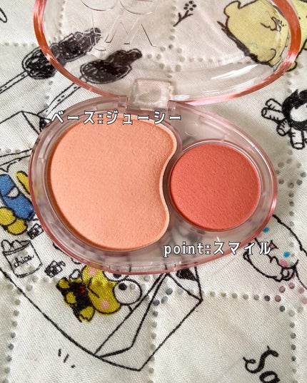 デュアルチークメロウ/fwee/ジェル・クリームチークを使ったクチコミ(3枚目)