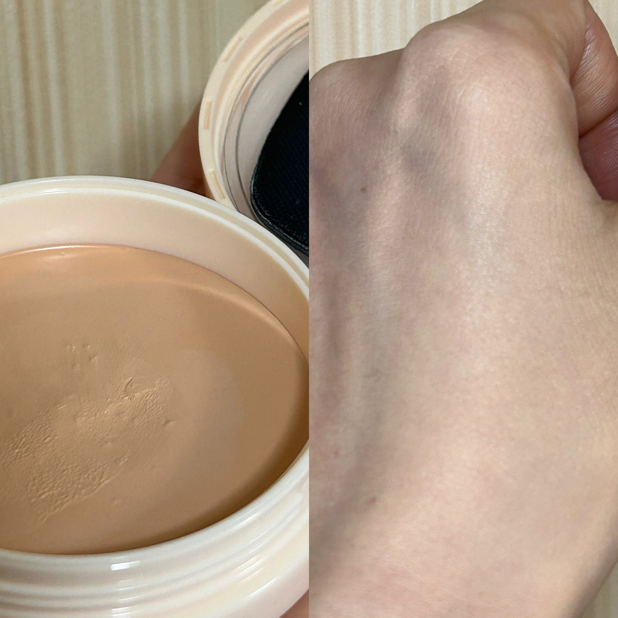 保湿力スキンケアバームファンデーション 01 ライトベージュ/乾燥さん/その他ファンデーションを使ったクチコミ（3枚目）