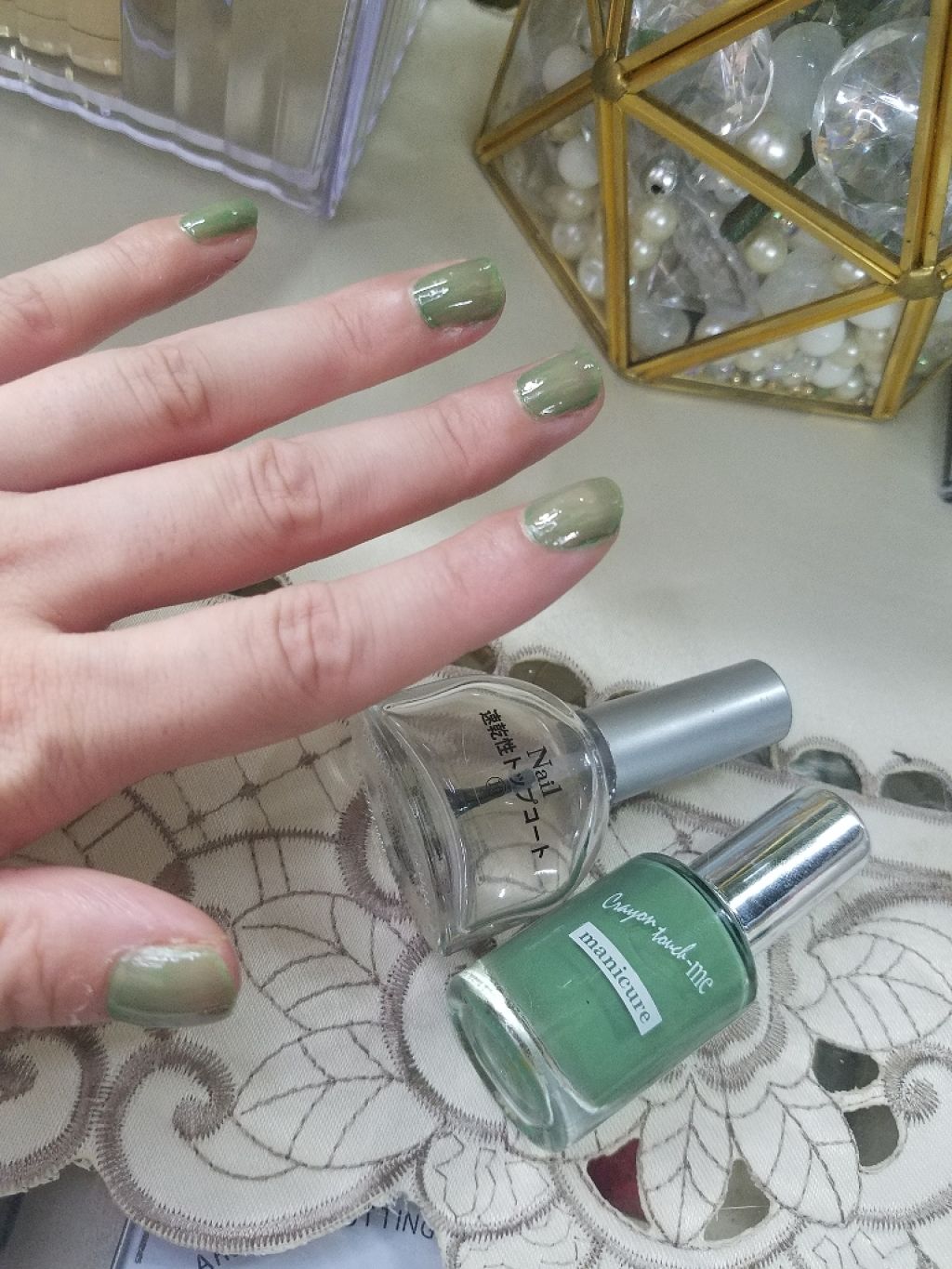 速乾性トップコート/DAISO/ネイルトップコートを使ったクチコミ（1枚目）