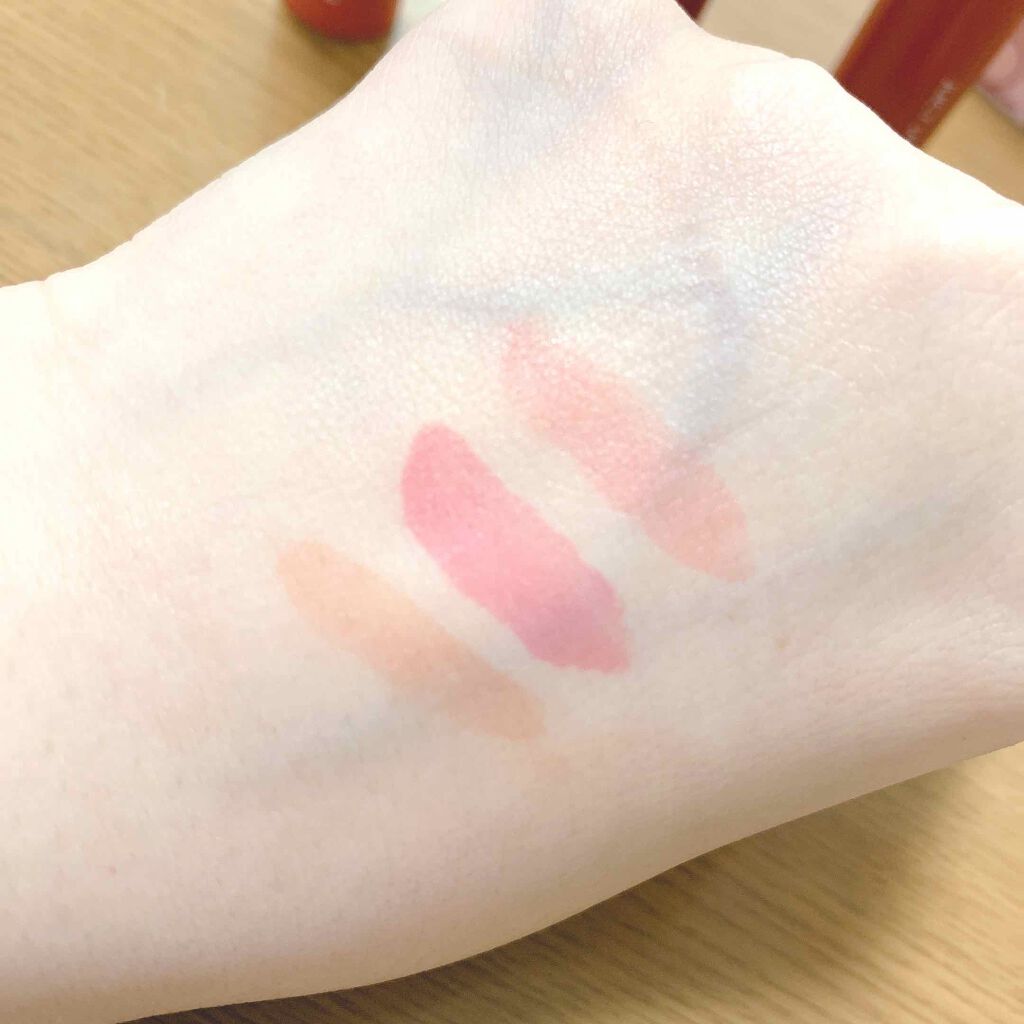 ジューシーラスティングティント/rom&nd/リップティントを使ったクチコミ(3枚目)