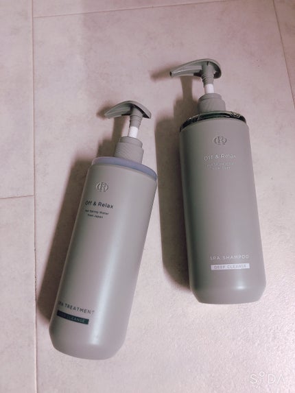 スパ・シャンプー/ヘアトリートメント ディープクレンズ 限定お試しシャントリセット 260ml+260ml/Off&Relax/市販シャンプーの画像