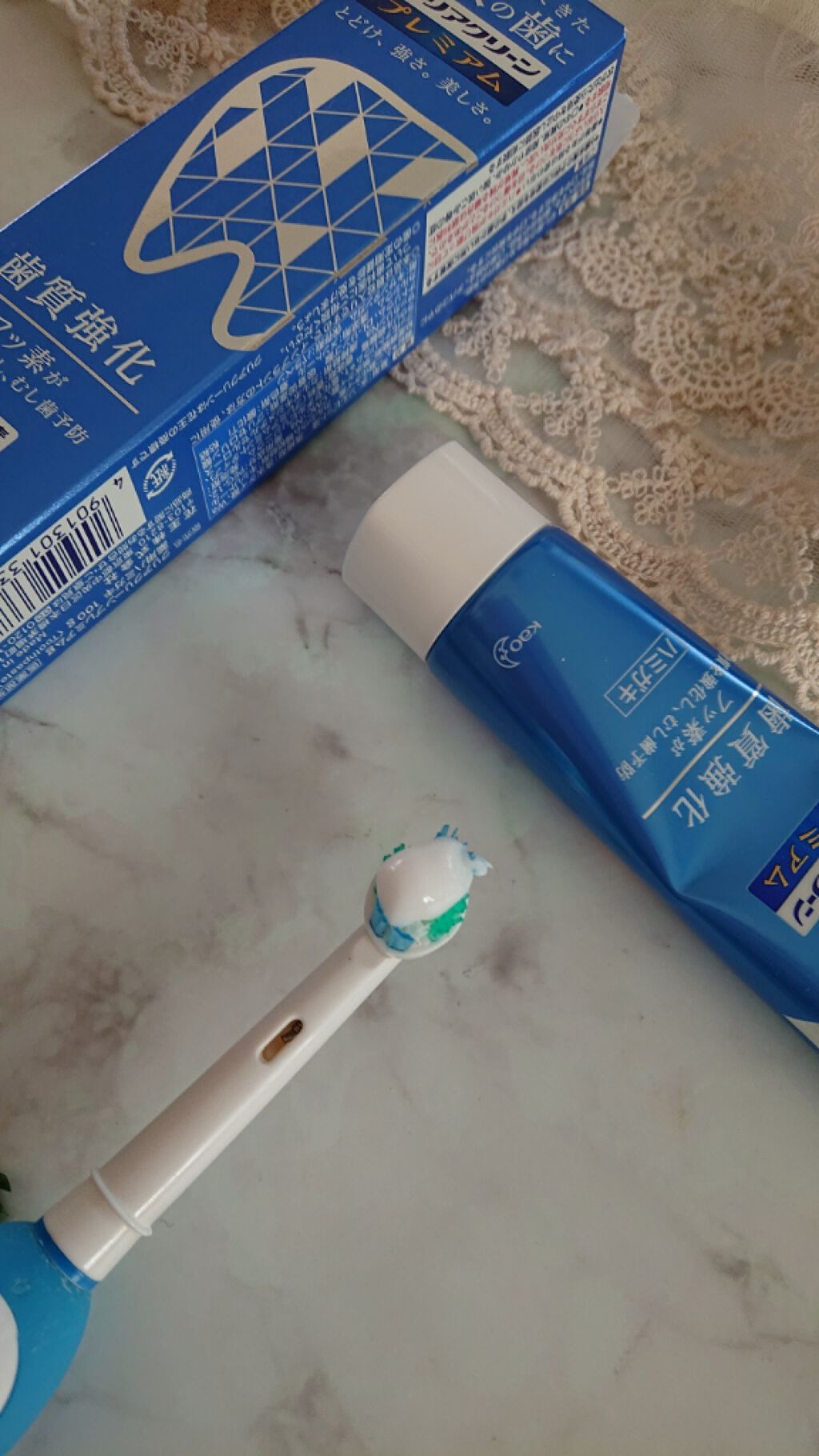 クリアクリーン プレミアム 歯質強化 (薬用ハミガキ)/クリアクリーン/歯磨き粉を使ったクチコミ（2枚目）