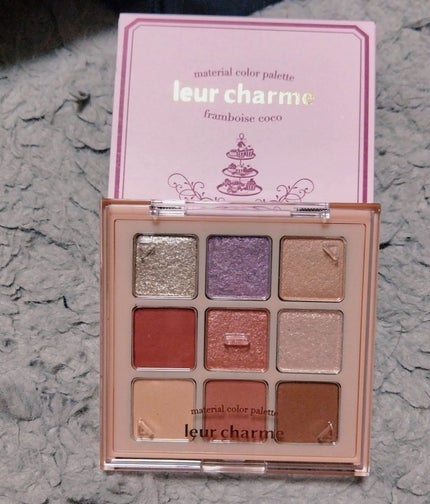 マテリアルカラーパレット/leur charme/アイシャドウパレットを使ったクチコミ(1枚目)