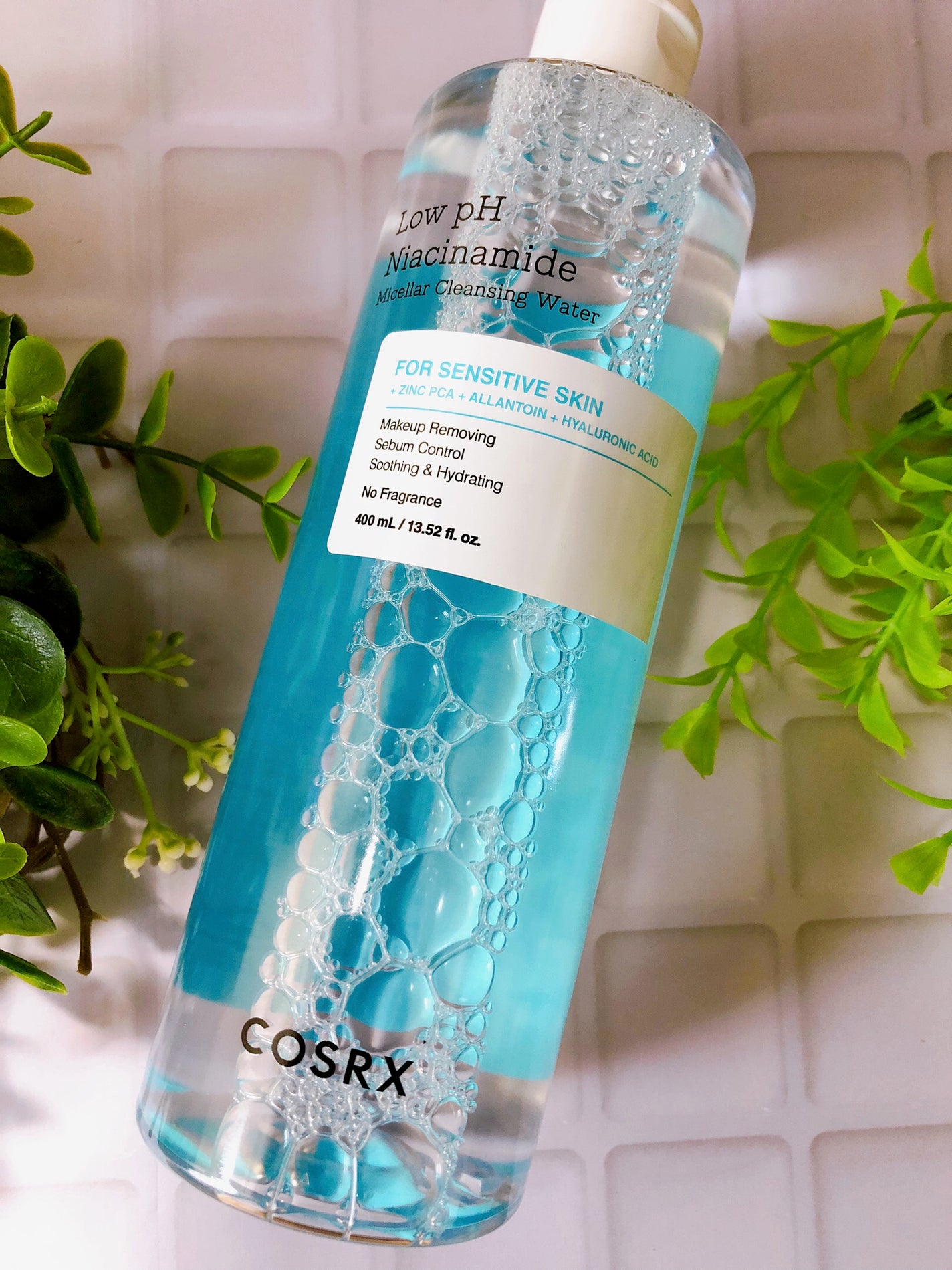 弱酸性 ナイアシンアミド ミセラークレンジングウォーター/COSRX/クレンジングウォーターを使ったクチコミ(1枚目)