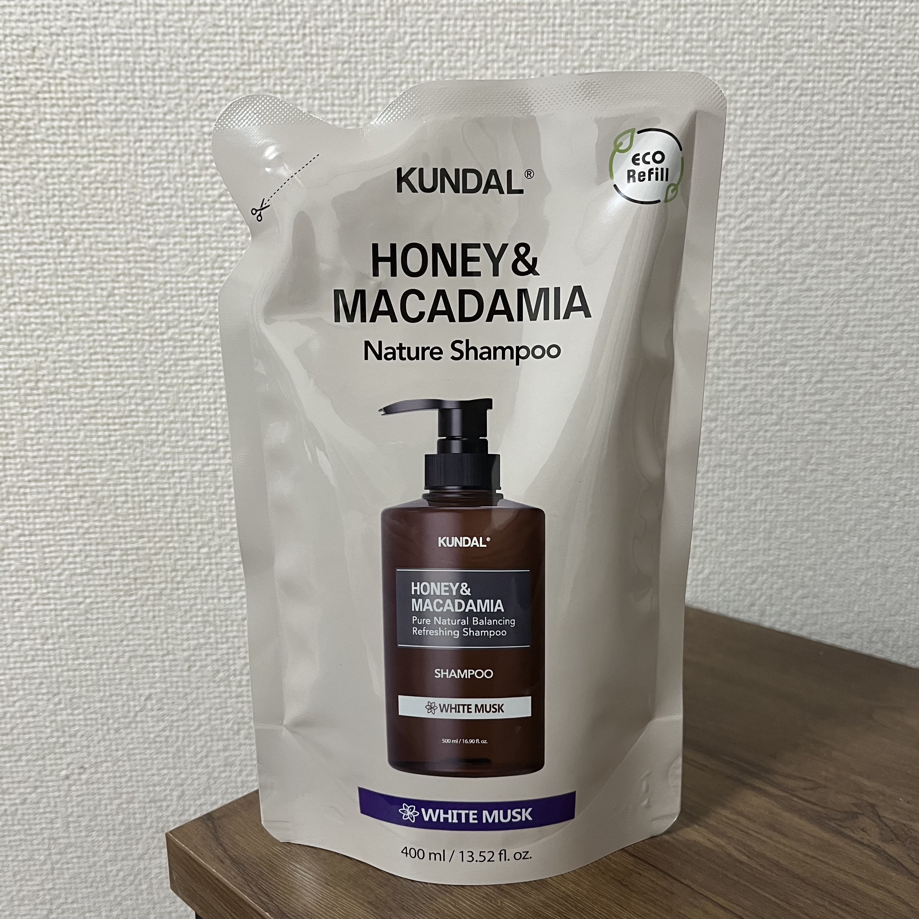 ネイチャーシャンプー 05.ホワイトムスク White Musk/KUNDAL/市販シャンプーを使ったクチコミ（1枚目）