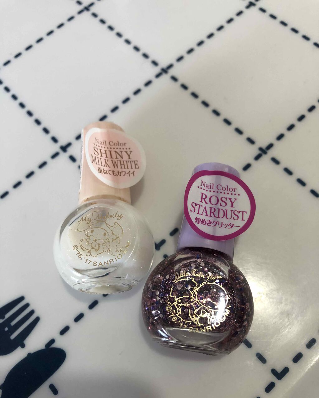 サンリオネイル/DAISO/マニキュアを使ったクチコミ（1枚目）