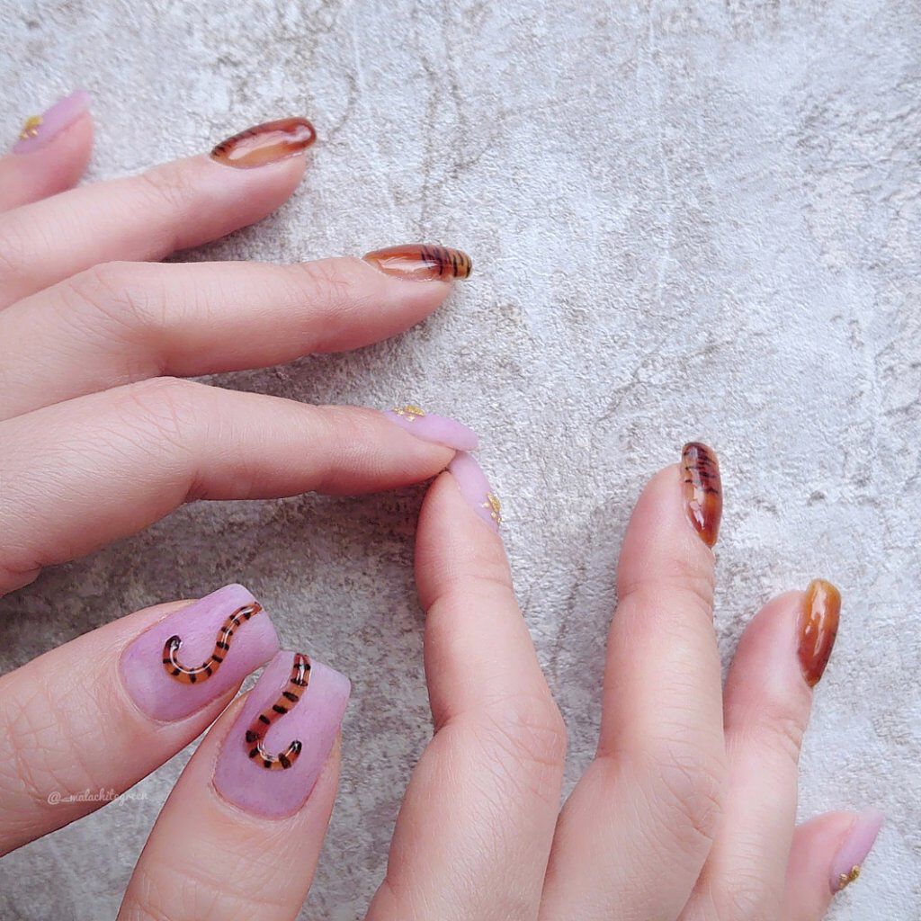 ラブリーカラージェル/グレースジェル/ジェルネイルを使ったクチコミ（3枚目）