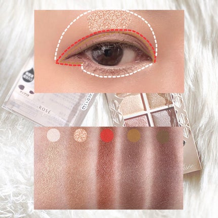 パノラマデザイン アイパレット/Visée/アイシャドウパレットを使ったクチコミ(3枚目)