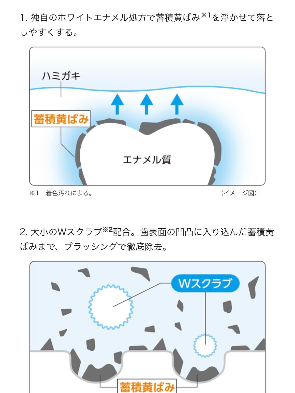 クリニカアドバンテージ+ホワイトニング ハミガキ/クリニカ/歯磨き粉を使ったクチコミ(7枚目)