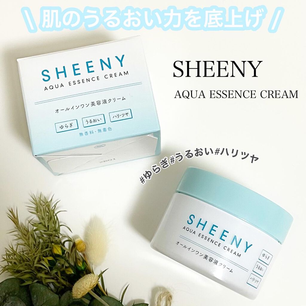 アクアエッセンスクリーム/SHEENY/フェイスクリームを使ったクチコミ(1枚目)