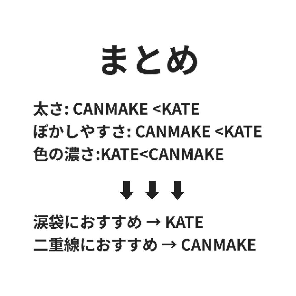 ダブルラインエキスパート/KATE/リキッドアイライナーを使ったクチコミ（3枚目）