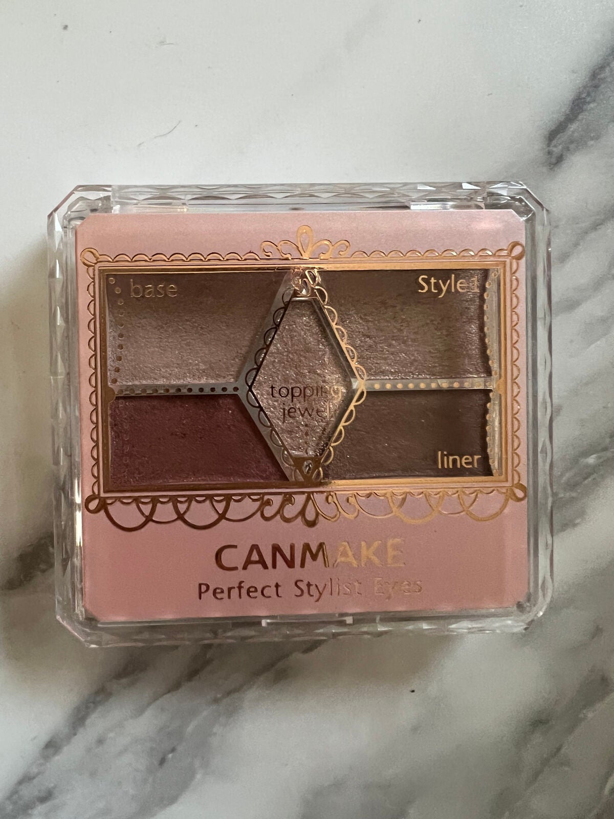 【旧品】パーフェクトスタイリストアイズ/キャンメイク/アイシャドウパレットを使ったクチコミ(3枚目)