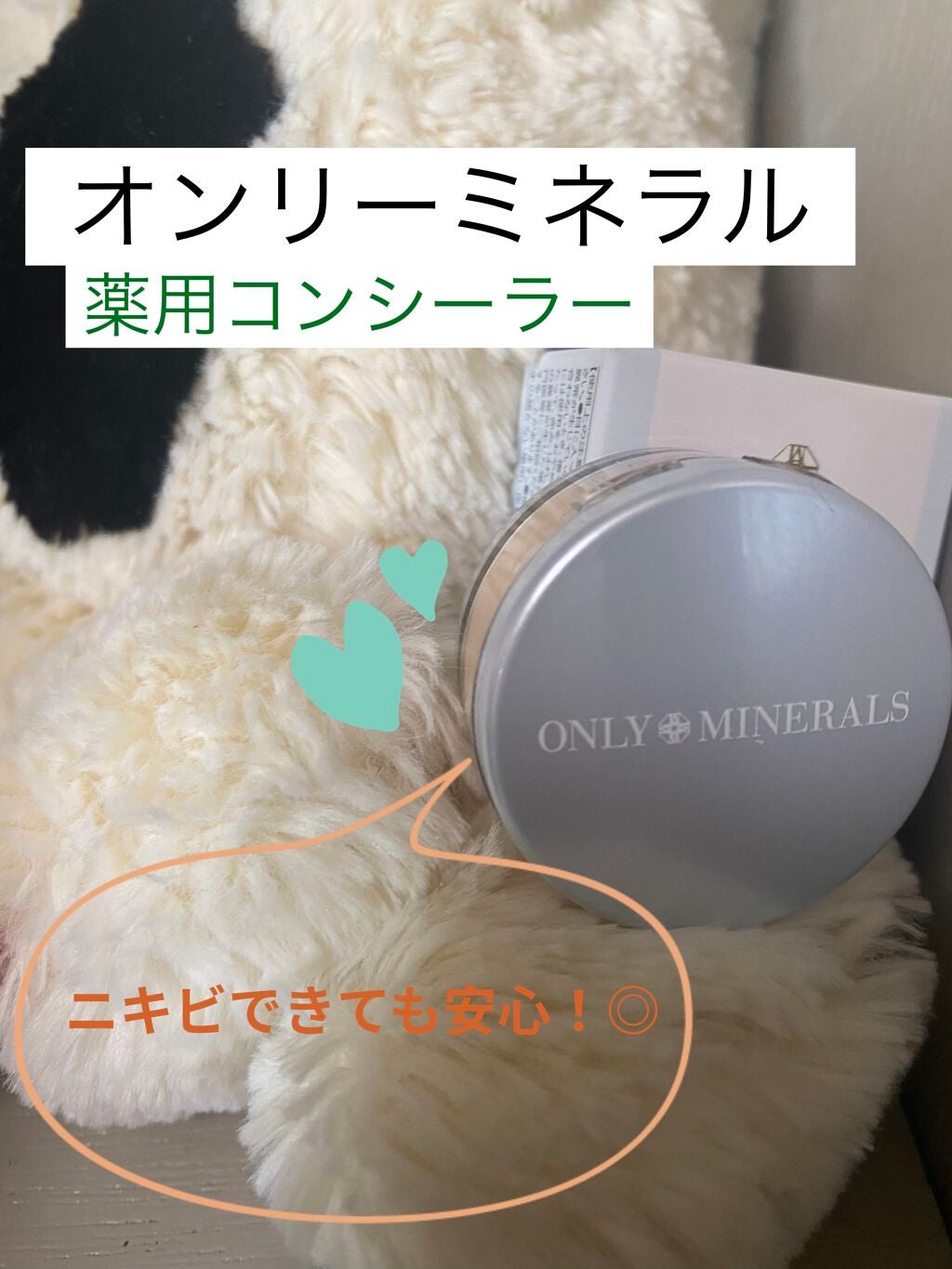 薬用コンシーラー アクネプロテクター/ONLY MINERALS/パウダーコンシーラーを使ったクチコミ(1枚目)