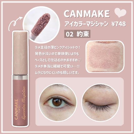 アイカラーマジシャン/キャンメイク/アイシャドウを使ったクチコミ(3枚目)