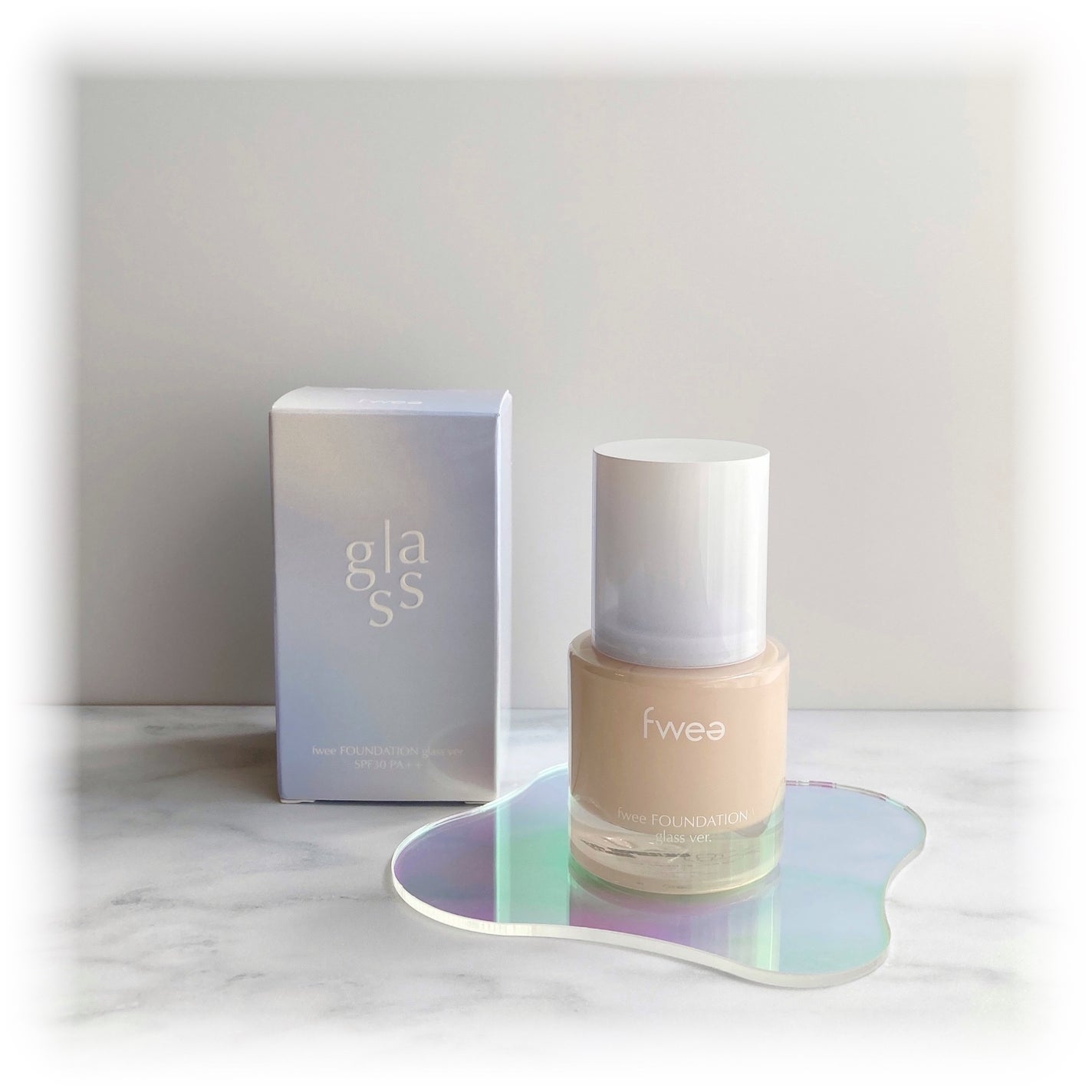 フィーファンデーションガラス/fwee/リキッドファンデーションを使ったクチコミ(1枚目)