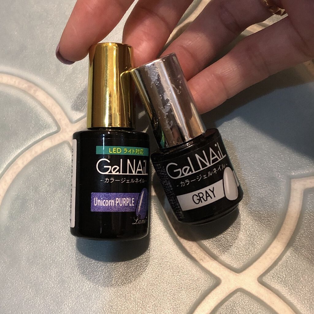 ジェルネイル（ライト対応）/セリア/ジェルネイルを使ったクチコミ（2枚目）