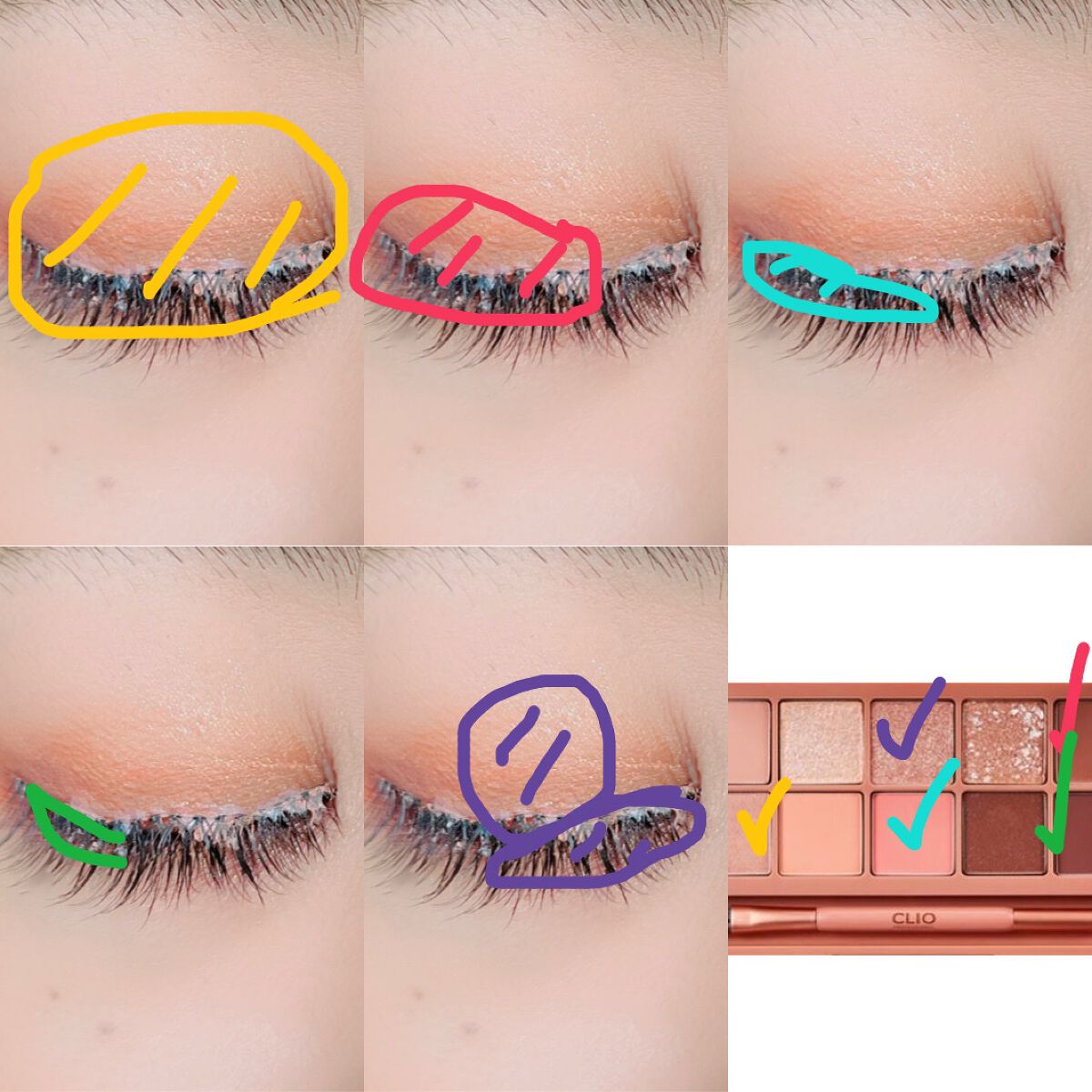 プロ アイ パレット/CLIO/アイシャドウパレットを使ったクチコミ(2枚目)