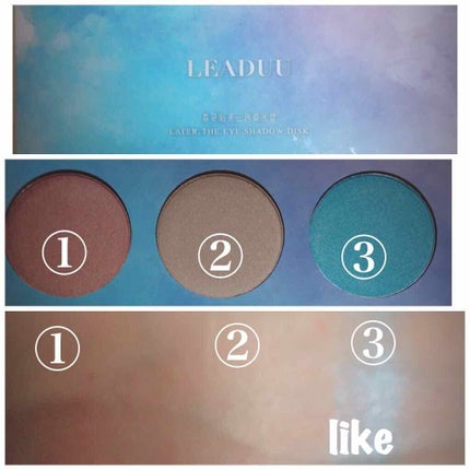 if first seen LEADUU/パウダーアイシャドウを使ったクチコミ(2枚目)