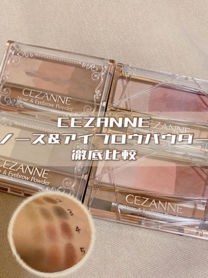 ノーズ&アイブロウパウダー/CEZANNE/パウダーアイブロウを使ったクチコミ(1枚目)