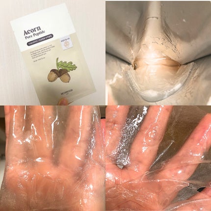 どんぐりペプチド マスク/SKINFOOD/シートマスク・パックを使ったクチコミ(2枚目)