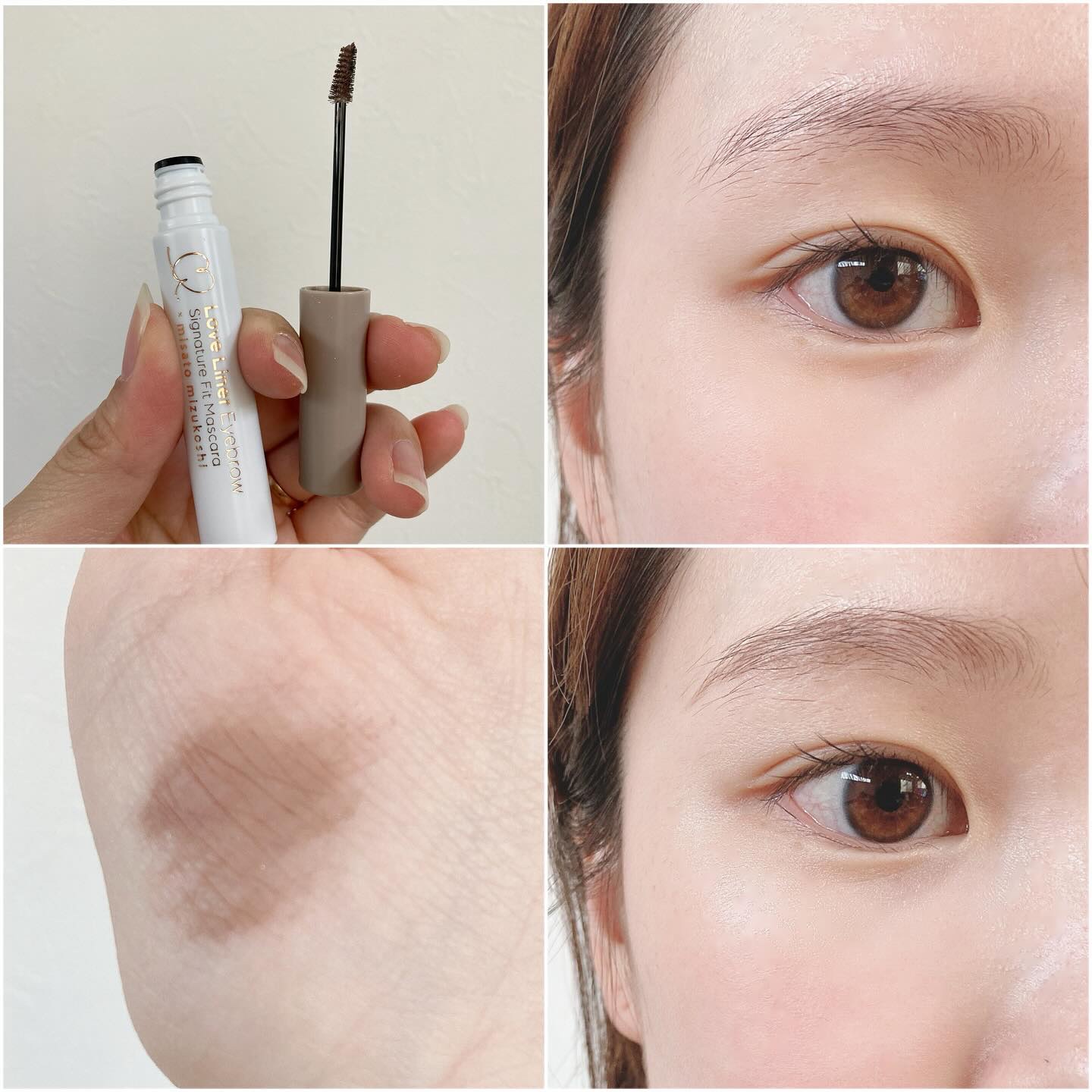 ラブ・ライナー　シグネチャーフィットマスカラ＜アイブロウ＞ カプチーノブラウン/ラブ・ライナー/眉マスカラを使ったクチコミ（3枚目）