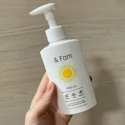 マイルドUV SPF33 PA+++/& Fam/日焼け止めジェルを使ったクチコミ(4枚目)