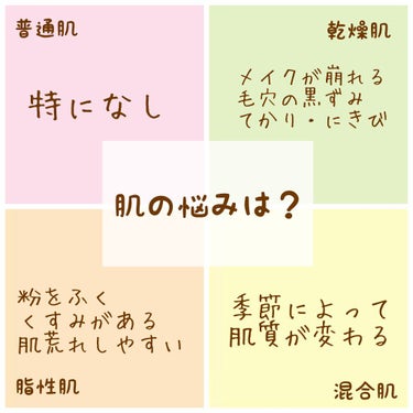 ぬい🧸@フォロバ強化中 on LIPS 「肌タイプ診断&スキンケア🧸○普通肌脂性肌と乾燥肌のちょうど中間..」（2枚目）