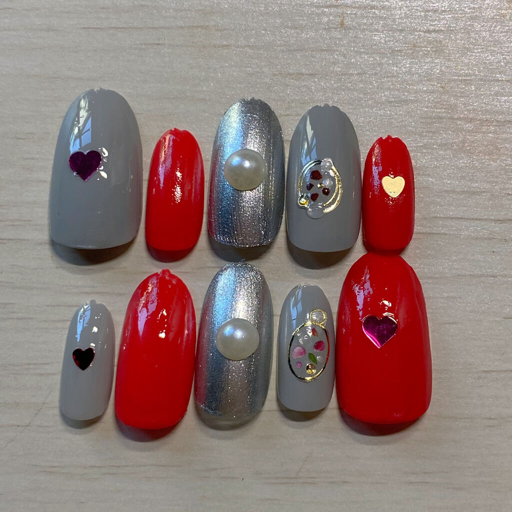 デコレーションネイルパーツ/DAISO/ネイルチップ・パーツを使ったクチコミ（2枚目）