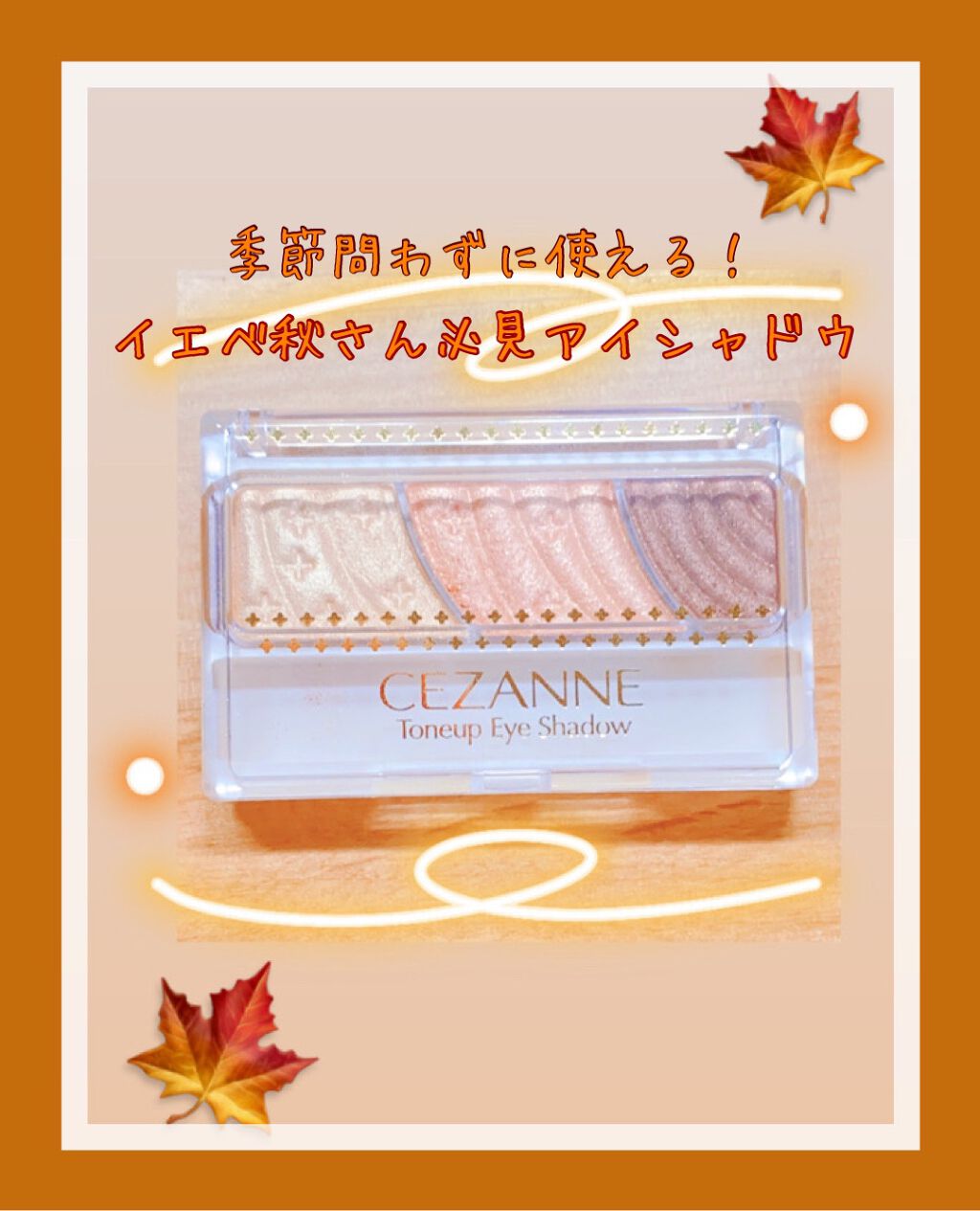 トーンアップアイシャドウ/CEZANNE/アイシャドウパレットを使ったクチコミ(1枚目)